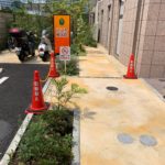 埼玉県川口市：テナントビル駐輪禁止サインの設置